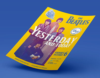Old School Band "Yesterday Movie FLyer" The Beatles