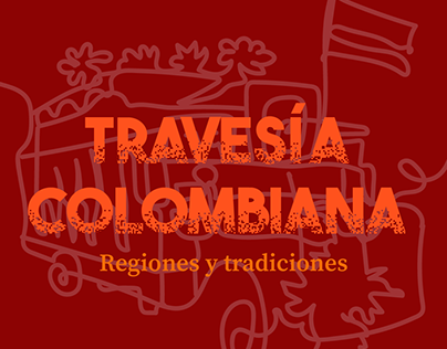 Portadas podcast sobre regiones de Colombia