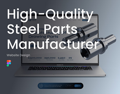 Steel Parts Manufacturer - Website Design