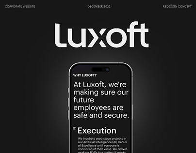 Luxoft | Corporate website redesign