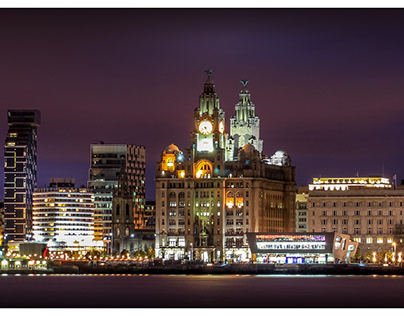Liverpool Skyline at Night