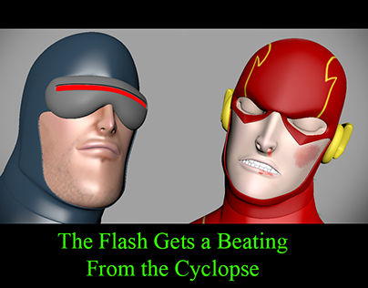 The Flash Gets a Beating From the Cyclopse