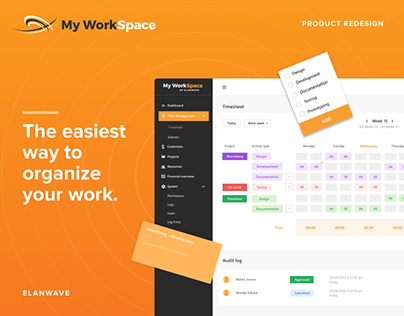 MyWorkSpace - web app redesign