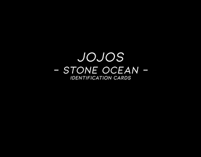 Project thumbnail - Jojos - Stone Ocean