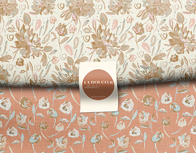 La Douceur pattern fabric design collection