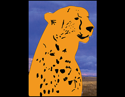 Digital Cheetah Art