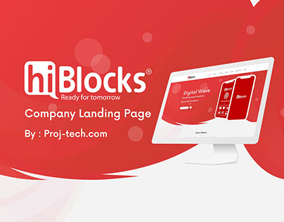 Hi Blocks Company Landing Page