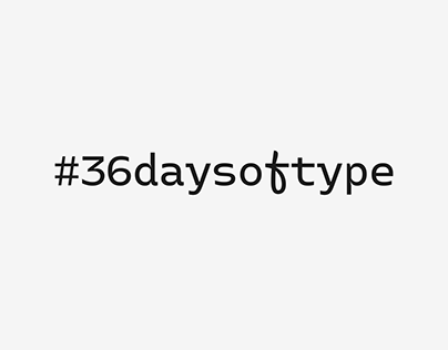 #36daysoftype - 2020