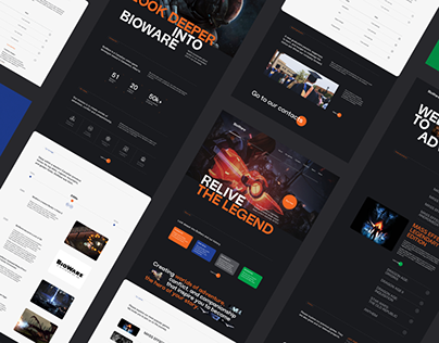 Bioware — website redesign