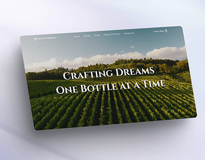 Vineyard Website Concept
