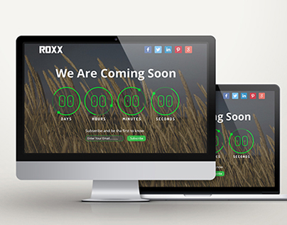 Roxx – Free Coming Soon HTML Template