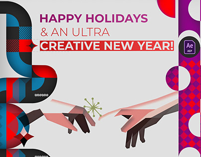 Ultra-Modern Holiday Greetings - After Effects project
