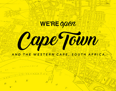 'We're Open' - Cape Town