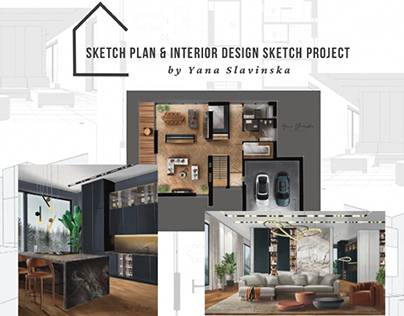 Sketch plan & Interior design sketch project