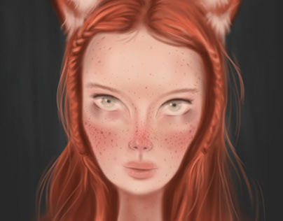 Surreal Portrait' II - Fox Girl