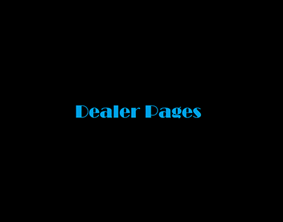 Dealer Page & Landing Page