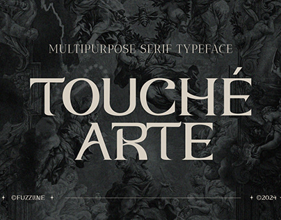 Touche Arte - Sharp Serif Font