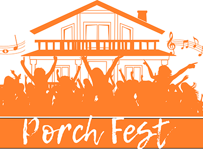 Hampton Porchfest City logo and Contest