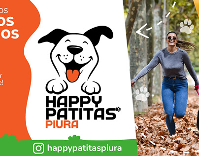 Diseño de cabecera para Facebook Happy Patitas Piura