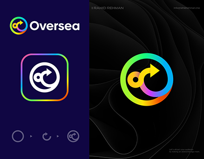 Oversea - Letter O + Arrow Logo.