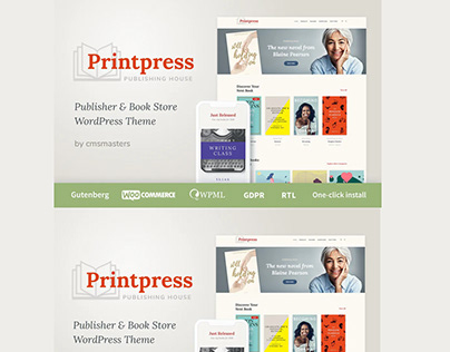 Book Publishing WordPress Theme