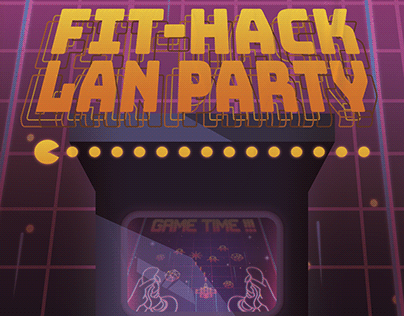 Retro Game LAN party design