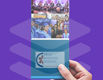 A4 Trifold flyer of Business School