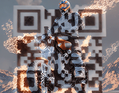 Firestarter Motorbike QR Code