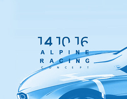 COMING SOON... Alpine Racing Concept | by Tony Chen