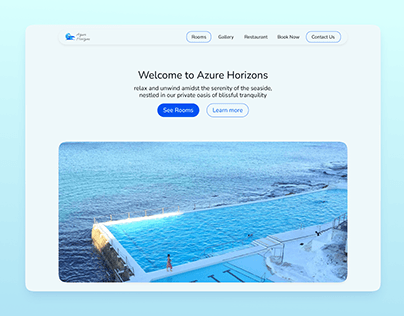 Azure Horizons | Landing Page | UI/UX