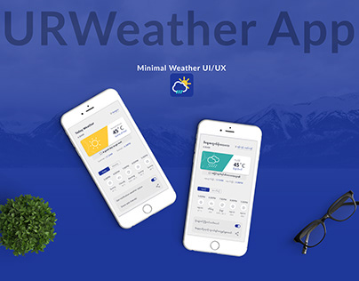 Minimal Weather UI/UX Concept - URWeather App