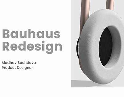Redesigning headphones according to Bauhaus Movement