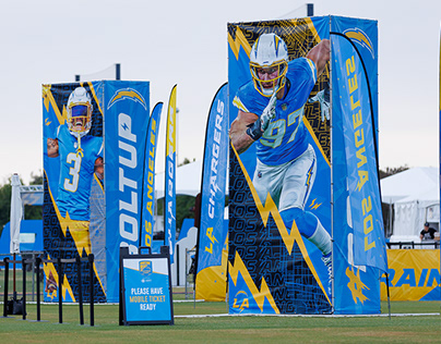 Chargers Training Camp Visual Identity