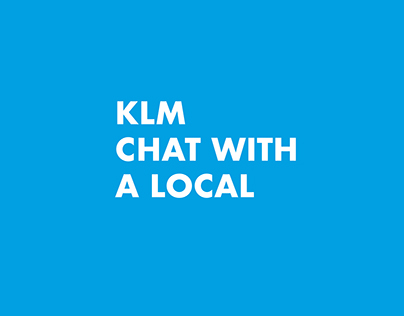 KLM - Service - Chat with a local