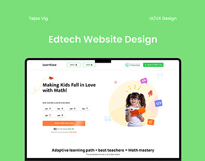Edtech Website Design