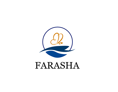 "FARASHA" company logo design coception