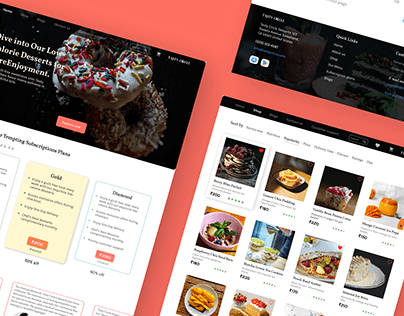 Low-Calorie Desserts Website