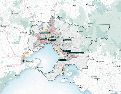 Animated Map of Melbourne