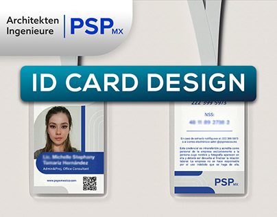 Id Card Design | PSP México - Diseño Arquitectónico