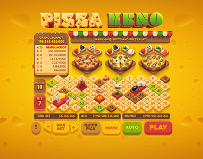 VEGAS KENO : PIZZA KENO