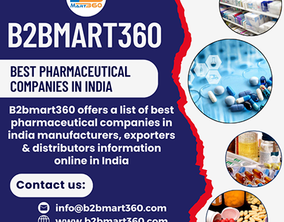 Best Pharmaceutical Companies in India | B2BMart360