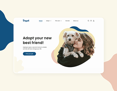 Doppet—Pet adoption website case study