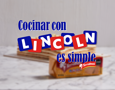 Cocinar con Lincoln es simple. Campaña digital