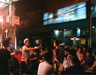 Yaowarat street photos by film