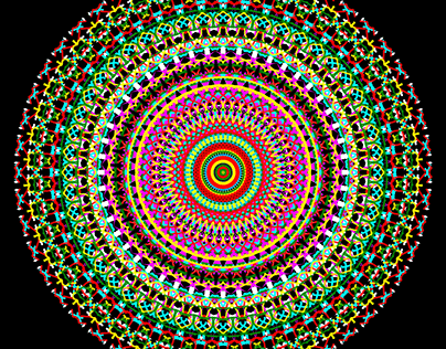 Spiral Geometric Pattern