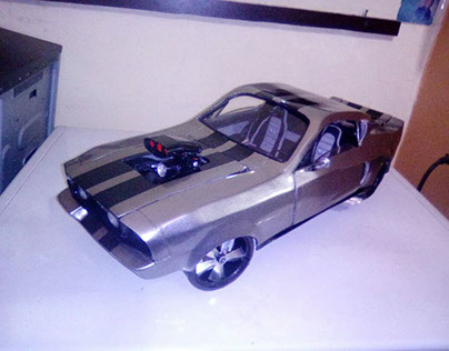 Ford Mustang 67 Recycled material