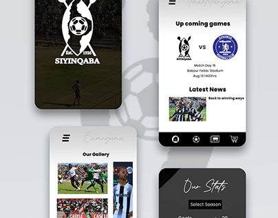 Soccer team app design
