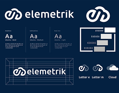 Elemetrik logo design