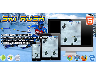 HTML5 Game: Ski Rush