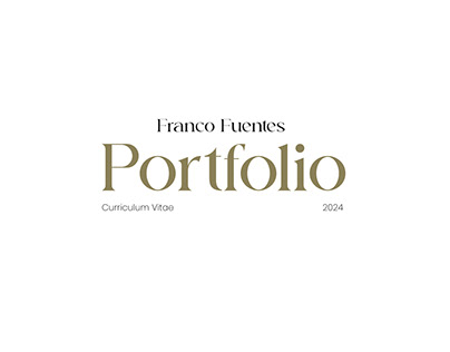 Franco Fuentes - CV & Portfolio - 2024